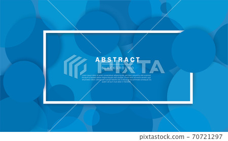 Abstract blue circle background vector illustration 70721297