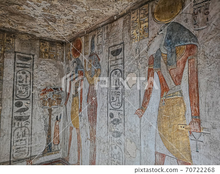 Tomb KV14, the tomb of the Egyptian pharaoh Tausert and her successor Setnakhtu, Valley of the Kings, Luxor, Egypt 70722268