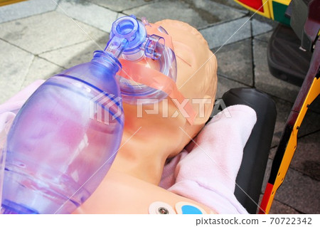 training doll in first aid 70722342