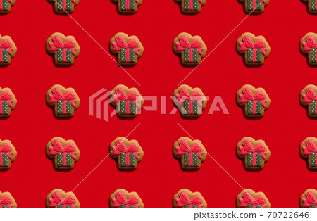 xmas present pattern red seamless background gift 70722646