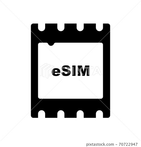 eSIM / eSIM: New SIM standard, digitalized SIM with built-in smartphone "eSIM" 70722947