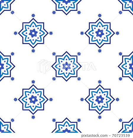 Azulejos portuguese traditional ornamental tile 70723539