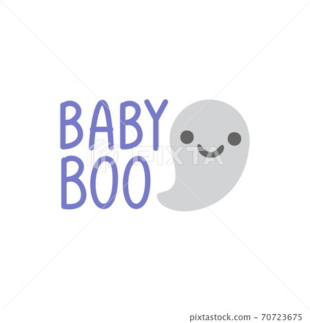 Hand drawn vector illustration of a kawaii funny ghosts, with text Happy Halloween, Boo, Trick or treat in speech bubbles. Isolated objects. Line drawing. Design concept for print, card, invitation. Hand drawn vector illustration of a kawaii funny ghosts, with text Happy Halloween, Boo, Trick or treat in speech bubbles. Isolated objects. Line drawing. Design concept for print, card, invitation. 70723675