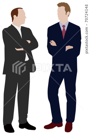 全身輪廓矢量插圖集(日常生活/情況)/辦公室工作人員/同事 全身輪廓矢量插圖集(日常生活/情況)/辦公室工作人員/同事 70724148