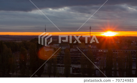 Sunrise over the City of Kharkiv, Ukraine Sunrise over the City of Kharkiv, Ukraine 70724983