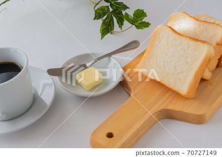 Tableware white background breakfast image 70727149