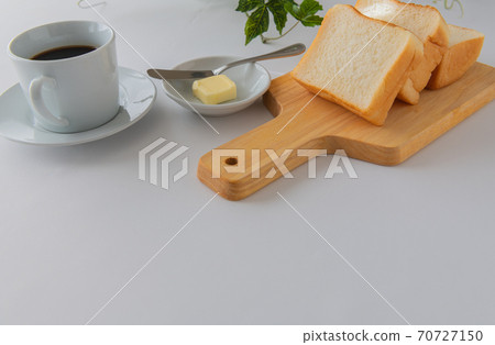 Tableware white background breakfast image 70727150