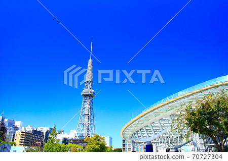 名古屋市電視塔和綠洲21的風景 70727304