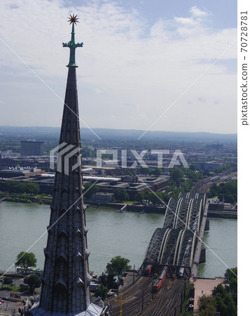 World Heritage Cologne, Germany Cologne Cathedral Spire and Rhine River World Heritage Cologne, Germany Cologne Cathedral Spire and Rhine River 70728781