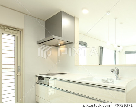 System kitchen in newly built housing LDK System kitchen in newly built housing LDK 70729371