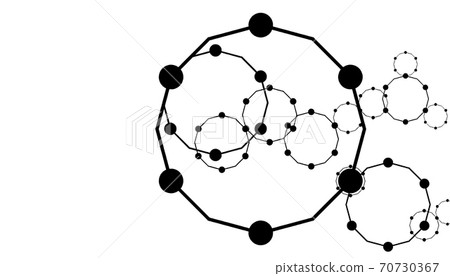 Futuristic digital Big data cyber connection system with integrated hexagon Futuristic digital Big data cyber connection system with integrated hexagon 70730367
