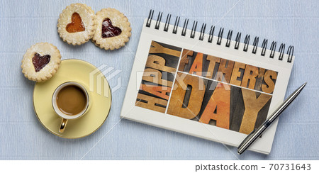 happy fathers day greeting card 70731643