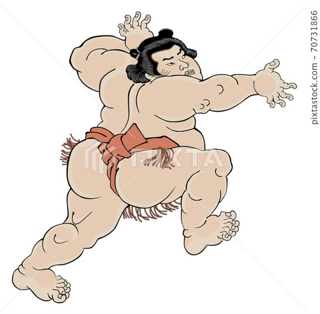 相撲圖片,浮世繪,歌川國壽,小柳Tsunekichi,白色背景 相撲圖片,浮世繪,歌川國壽,小柳Tsunekichi,白色背景 70731866