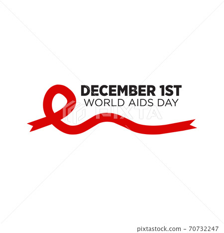 Aids day logo design template 70732247