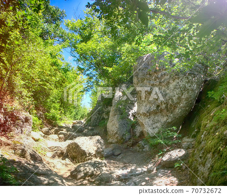 Ancient trail trodden for thousands of years Ancient trail trodden for thousands of years 70732672