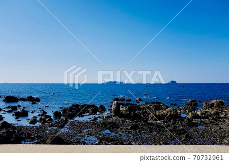 View of Gunkanjima in the distance View of Gunkanjima in the distance 70732961