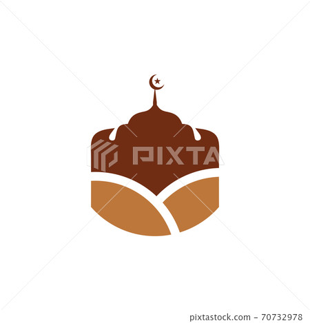Mosque building logo design template Mosque building logo design template 70732978