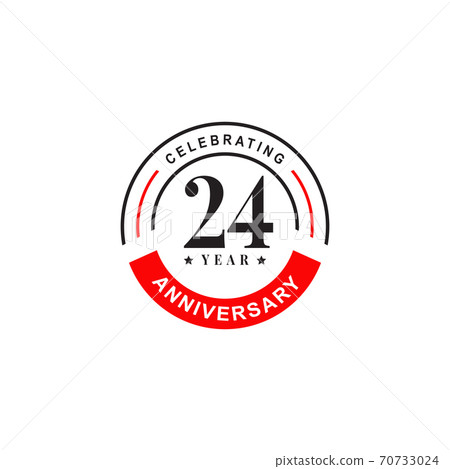 24 years anniversary number 11287930 PNG