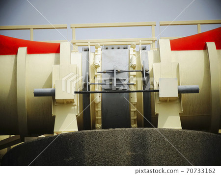 巨大的管道接頭（荒川水管橋，日本最長的渡槽）047 70733162