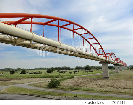 最長的渡槽荒川水管橋(荒川河床)043 最長的渡槽荒川水管橋(荒川河床)043 70733163