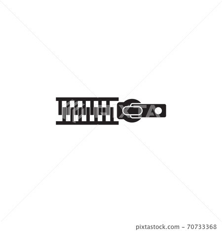 Zipper for clothing logo design template Zipper for clothing logo design template 70733368