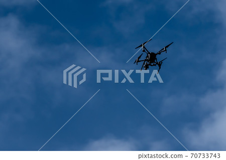 Large drone for aerial photography 70733743