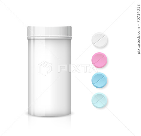 Pill bottle vector design. Pill bottle vector design. 70734318