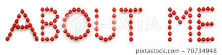 Red Christmas Ball Ornament Building Word About Me Red Christmas Ball Ornament Building Word About Me 70734948