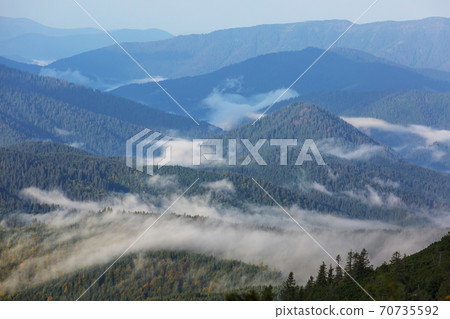 Carpathian mountains 70735592