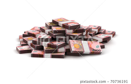 Stack of New Zealand Dollar - Stock Illustration [70736191] - PIXTA