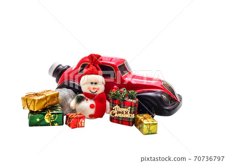 Christmas toy car 70736797