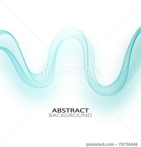 Wave with shadow.Abstract blue lines on a white background. Line art. Vector illustration. Colorful shiny wave with lines created using blend tool. Curved wavy line,smooth stripe.Design element. Wave with shadow.Abstract blue lines on a white background. Line art. Vector illustration. Colorful shiny wave with lines created using blend tool. Curved wavy line,smooth stripe.Design element. 70736846