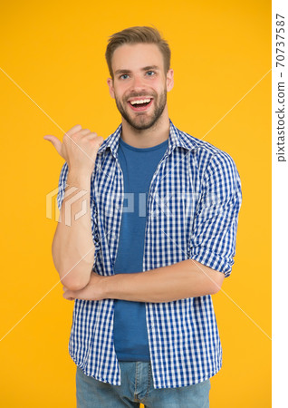 Casual concept. Daily outfit. Man model clothes shop. Casual concept. Daily outfit. Man model clothes shop. 70737587