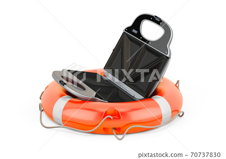 Service and repair of sandwich maker, 3D rendering Service and repair of sandwich maker, 3D rendering 70737830