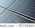 Photovoltaic cells on the background or solar panels 70738404
