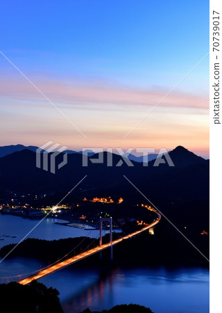 Shimanami Kaido in the morning Shimanami Kaido in the morning 70739017