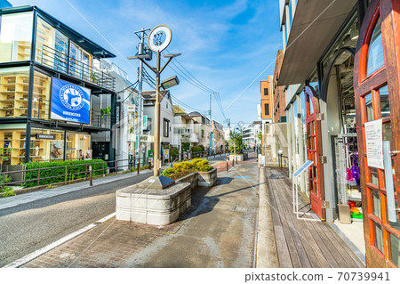 澀谷貓街附近的東京風光的城市風光 70739941