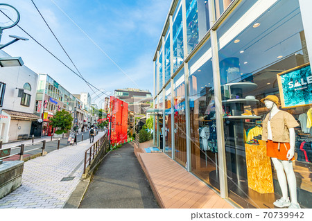Urban scenery of Tokyo Scenery around Shibuya Cat Street 70739942