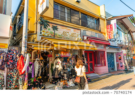 東京原宿竹下通周圍的風景 東京原宿竹下通周圍的風景 70740174