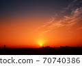 Sunset sky 70740386