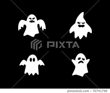 Ghost ilustration vector Ghost ilustration vector 70741790