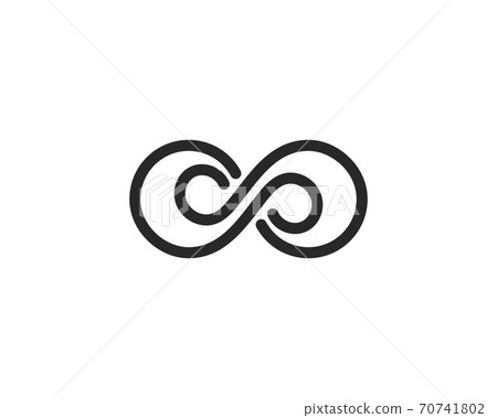 Infinity logo Vector - Stock Illustration [70741802] - PIXTA