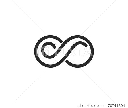 Infinity logo Vector - Stock Illustration [70741804] - PIXTA