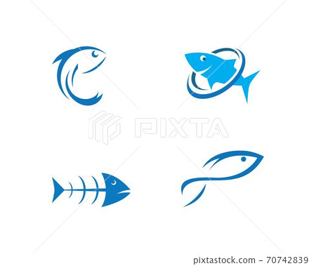 Fish logo template Fish logo template 70742839