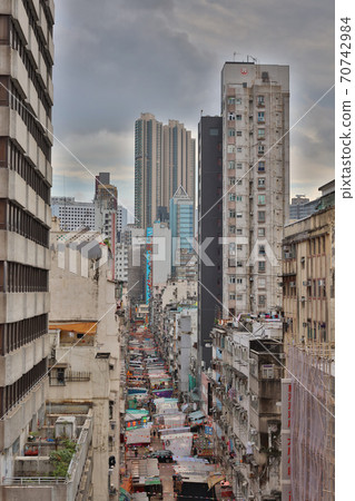 23 Sept 2020 the landmark of Temple Street Market 70742984