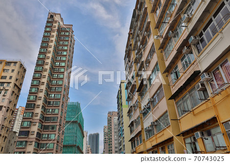 23 Sept 2020 Tong Lau, Old residential Buildings, Hung Hom 70743025