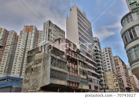 23 Sept 2020 Tong Lau, Old residential Buildings, Hung Hom 70743027