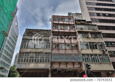 23 Sept 2020 Tong Lau, Old residential Buildings, Hung Hom 70743031