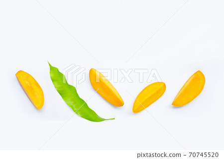 Tropical fruit, Mango on white background. Tropical fruit, Mango on white background. 70745520