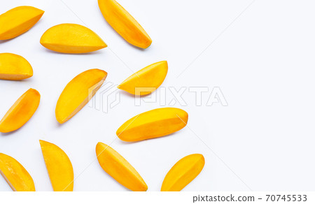 Tropical fruit, Mango  on white background. 70745533